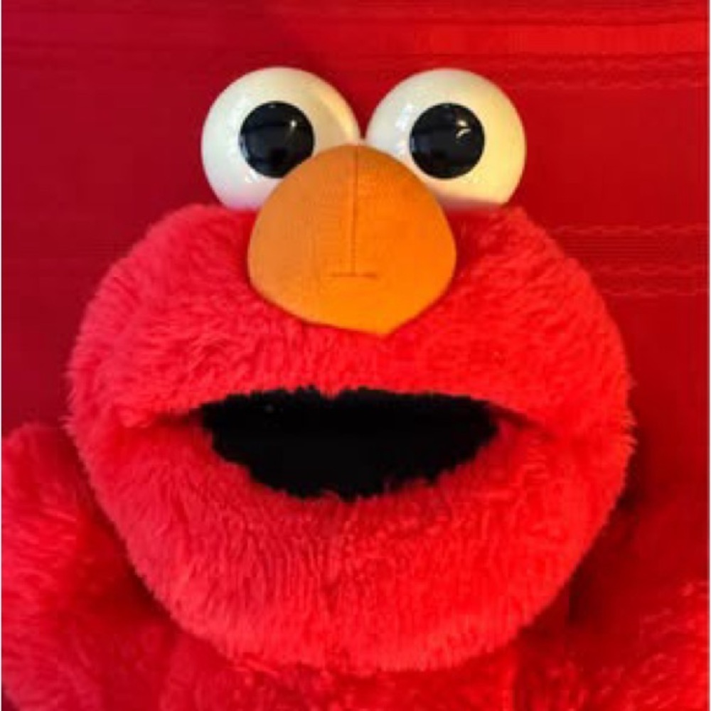 Vintage Tickle Me Elmo Stuffed Toy - No Voice Box just Elmo Shell
